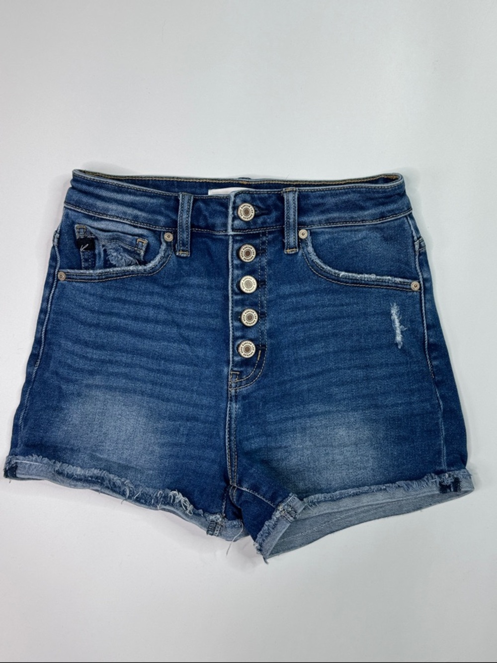 KanCan Button Fly High Waist Shorts Size Small